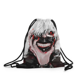 Рюкзак-мешок 3D с принтом Tokyo Ghoul , 100% полиэстер | плотность ткани — 200 г/м2, размер — 35 х 45 см; лямки — толстые шнурки, застежка на шнуровке, без карманов и подкладки | anime | ghoul | tokyo | tokyo ghoul | гуль