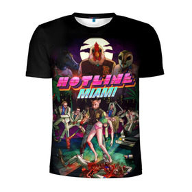 Мужская футболка 3D спортивная с принтом Hotline Miami 17 , 100% полиэстер с улучшенными характеристиками | приталенный силуэт, круглая горловина, широкие плечи, сужается к линии бедра | game | hotline miami | hotlinemiami | игры | майями | хотлайн | хотланй майами