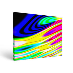 Холст прямоугольный с принтом Волны красок , 100% ПВХ |  | Тематика изображения на принте: разводы | цветной | яркий