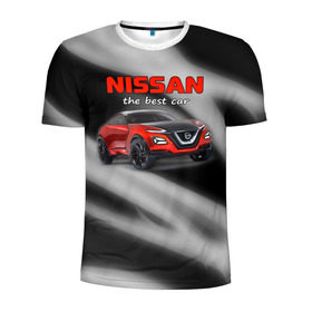 Мужская футболка 3D спортивная с принтом Nissan - лучшая машина , 100% полиэстер с улучшенными характеристиками | приталенный силуэт, круглая горловина, широкие плечи, сужается к линии бедра | nissan | авто | автомобиль | ниссан