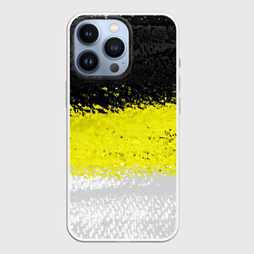 Чехол для iPhone 13 Pro с принтом Имперский флаг России 1858года ,  |  | белый | гербовый флаг российской империи | золотой | имперский флаг | черный