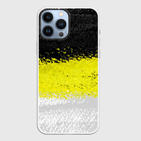 Чехол для iPhone 13 Pro Max с принтом Имперский флаг России 1858года ,  |  | белый | гербовый флаг российской империи | золотой | имперский флаг | черный