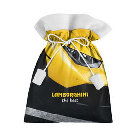 Подарочный 3D мешок с принтом Lamborghini the best , 100% полиэстер | Размер: 29*39 см | авто | автомобиль | ламборгини