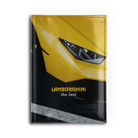 Обложка для автодокументов с принтом Lamborghini the best , натуральная кожа |  размер 19,9*13 см; внутри 4 больших “конверта” для документов и один маленький отдел — туда идеально встанут права | Тематика изображения на принте: авто | автомобиль | ламборгини