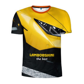 Мужская футболка 3D спортивная с принтом Lamborghini the best , 100% полиэстер с улучшенными характеристиками | приталенный силуэт, круглая горловина, широкие плечи, сужается к линии бедра | Тематика изображения на принте: авто | автомобиль | ламборгини
