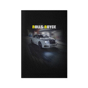 Обложка для паспорта матовая кожа с принтом Rolls-Royce , натуральная матовая кожа | размер 19,3 х 13,7 см; прозрачные пластиковые крепления | rolls royce | авто | автомобиль | роллс ройс