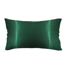 Подушка 3D антистресс с принтом Парящие кружки , наволочка — 100% полиэстер, наполнитель — вспененный полистирол | состоит из подушки и наволочки на молнии | абстракция | зеленый | круги | объем | стиль | тень