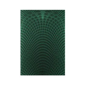 Обложка для паспорта матовая кожа с принтом Парящие кружки , натуральная матовая кожа | размер 19,3 х 13,7 см; прозрачные пластиковые крепления | абстракция | зеленый | круги | объем | стиль | тень