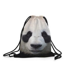 Рюкзак-мешок 3D с принтом Милая панда , 100% полиэстер | плотность ткани — 200 г/м2, размер — 35 х 45 см; лямки — толстые шнурки, застежка на шнуровке, без карманов и подкладки | animal | hunny | panda | животные | классная | милая | милота | панда | фото | хорошая