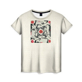 Женская футболка 3D с принтом Red Hot Chili Peppers 8 , 100% полиэфир ( синтетическое хлопкоподобное полотно) | прямой крой, круглый вырез горловины, длина до линии бедер | red hot chili peppers | rhcp | перцы | ред хот чили пепперс | рхчп | рэд