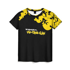 Женская футболка 3D с принтом Wu-Tang clan , 100% полиэфир ( синтетическое хлопкоподобное полотно) | прямой крой, круглый вырез горловины, длина до линии бедер | wu tang