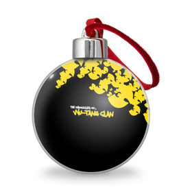 Ёлочный шар с принтом Wu-Tang clan , Пластик | Диаметр: 77 мм | Тематика изображения на принте: wu tang