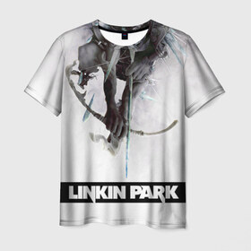 Мужская футболка 3D с принтом Linkin Park , 100% полиэфир | прямой крой, круглый вырез горловины, длина до линии бедер | linkin park