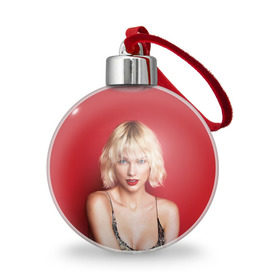 Ёлочный шар с принтом Taylor Swift , Пластик | Диаметр: 77 мм | звезда | знаменитость | музыка | певица