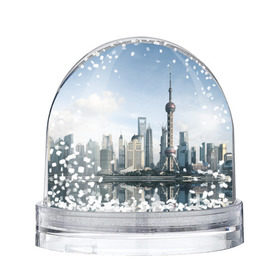 Водяной шар с принтом Шанхай , Пластик | Изображение внутри шара печатается на глянцевой фотобумаге с двух сторон | 