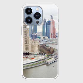 Чехол для iPhone 13 Pro с принтом Москва Сити ,  |  | 
