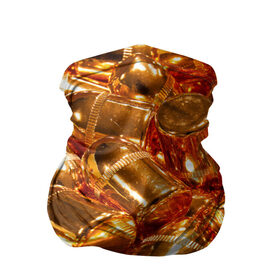 Бандана-труба 3D с принтом Золотые пули , 100% полиэстер, ткань с особыми свойствами — Activecool | плотность 150‒180 г/м2; хорошо тянется, но сохраняет форму | Тематика изображения на принте: макро | пули