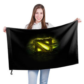 Флаг 3D с принтом Dota , 100% полиэстер | плотность ткани — 95 г/м2, размер — 67 х 109 см. Принт наносится с одной стороны | dota | league of legends | warcraft | wow | дота | лига легенд