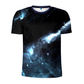 Мужская футболка 3D спортивная с принтом Atlantis , 100% полиэстер с улучшенными характеристиками | приталенный силуэт, круглая горловина, широкие плечи, сужается к линии бедра | звезды | небо | туманность
