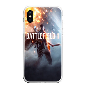 Чехол для iPhone XS Max матовый с принтом Battlefield , Силикон | Область печати: задняя сторона чехла, без боковых панелей | battlefield батла | батлфилд