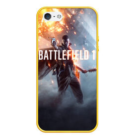 Чехол для iPhone 5/5S матовый с принтом Battlefield , Силикон | Область печати: задняя сторона чехла, без боковых панелей | battlefield батла | батлфилд