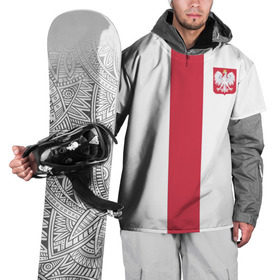 Накидка на куртку 3D с принтом Сборная Польша , 100% полиэстер |  | левандовски | футбол