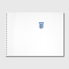 Альбом для рисования с принтом Сборная Англия , 100% бумага
 | матовая бумага, плотность 200 мг. | england | варди | футбол
