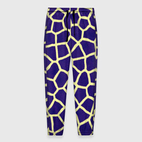 Мужские брюки 3D с принтом Giraffe , 100% полиэстер | манжеты по низу, эластичный пояс регулируется шнурком, по бокам два кармана без застежек, внутренняя часть кармана из мелкой сетки | жираф