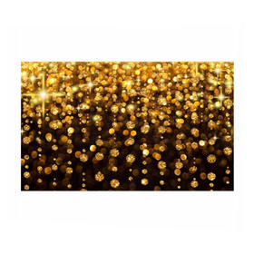Бумага для упаковки 3D с принтом Золотой дождь , пластик и полированная сталь | круглая форма, металлическое крепление в виде кольца | dance | klub | золото | клуб | праздник | танцы