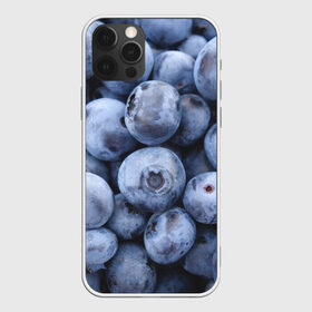Чехол для iPhone 12 Pro Max с принтом ягода , Силикон |  | Тематика изображения на принте: голубика | лето | сладости | текстура | черника | ягода