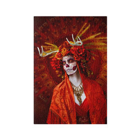 Обложка для паспорта матовая кожа с принтом День мертвецов , натуральная матовая кожа | размер 19,3 х 13,7 см; прозрачные пластиковые крепления | Тематика изображения на принте: cobwebs | color | day of the dead | dead | death | eyes | girl | halloween | holiday | makeup | mask | mexican skull | mexico | ornament | pattern | взгляд | девушка | день мертвых | макияж | маска | мексика | мексиканский череп | мертвецов | орнамент | п