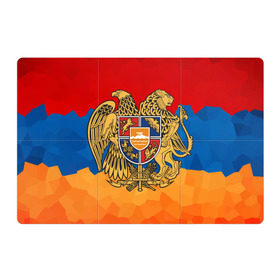 Магнитный плакат 3Х2 с принтом Армения , Полимерный материал с магнитным слоем | 6 деталей размером 9*9 см | Тематика изображения на принте: герб | флаг