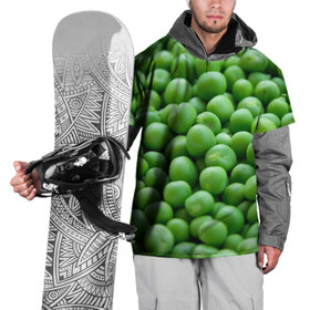 Накидка на куртку 3D с принтом горошек , 100% полиэстер |  | Тематика изображения на принте: горох | горошек | зелень | лето