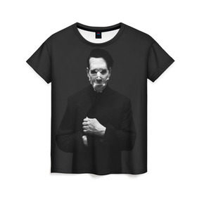 Женская футболка 3D с принтом Marilyn Manson , 100% полиэфир ( синтетическое хлопкоподобное полотно) | прямой крой, круглый вырез горловины, длина до линии бедер | звезда | знаменитость | музыка | мэрилин мэнсон | певец | рокер