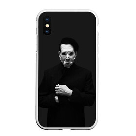 Чехол для iPhone XS Max матовый с принтом Marilyn Manson , Силикон | Область печати: задняя сторона чехла, без боковых панелей | звезда | знаменитость | музыка | мэрилин мэнсон | певец | рокер