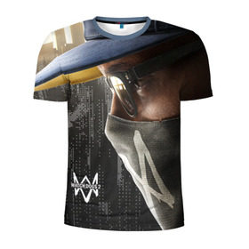 Мужская футболка 3D спортивная с принтом Watch Dogs 2 , 100% полиэстер с улучшенными характеристиками | приталенный силуэт, круглая горловина, широкие плечи, сужается к линии бедра | watch dogs