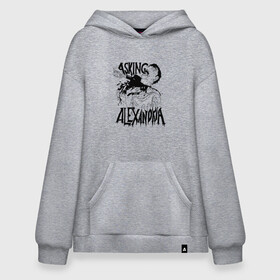 Худи SuperOversize хлопок с принтом Asking Alexandria , 70% хлопок, 30% полиэстер, мягкий начес внутри | карман-кенгуру, эластичная резинка на манжетах и по нижней кромке, двухслойный капюшон
 | alternative | asking alexandria | hardcore | metal | post hardcore | rock | scream | sxe