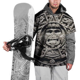 Накидка на куртку 3D с принтом Календарь ацтеков , 100% полиэстер |  | ацтеки | древняя цивилизация | индейцы | майя | южная америка