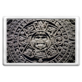 Магнит 45*70 с принтом Календарь ацтеков , Пластик | Размер: 78*52 мм; Размер печати: 70*45 | ацтеки | древняя цивилизация | индейцы | майя | южная америка