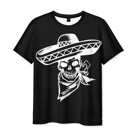 Мужская футболка 3D с принтом День мертвецов , 100% полиэфир | прямой крой, круглый вырез горловины, длина до линии бедер | color | day of the dead | dead | death | holiday | mexican skull | mexico | ornament | pattern | день мертвых | мексика | мексиканский череп | мертвецов | орнамент | праздник | узоры | цветы