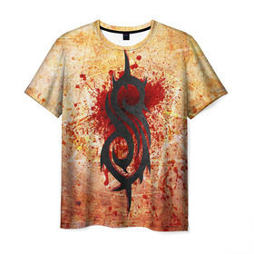 Мужская футболка 3D с принтом Slipknot , 100% полиэфир | прямой крой, круглый вырез горловины, длина до линии бедер | deth | rock | slipknot | рок | слипнот