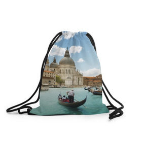 Рюкзак-мешок 3D с принтом Венеция , 100% полиэстер | плотность ткани — 200 г/м2, размер — 35 х 45 см; лямки — толстые шнурки, застежка на шнуровке, без карманов и подкладки | europe | italy | venice | венеция | вода | европа | ес | италия | каникулы | лодки | отдых | отпуск | солнце | туризм