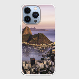 Чехол для iPhone 13 Pro с принтом Рио (Бразилия) ,  |  | brazil | rio de janeiro | бразилия | жара | каникулы | карнавал | мегаполис | отдых | отпуск | пляж | приключение | путешествие | рио де жанейро | туризм | футбол | южная америка
