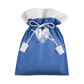 Подарочный 3D мешок с принтом Облако, сердце, стрела , 100% полиэстер | Размер: 29*39 см | love is | любовь | небо | облака | сердца