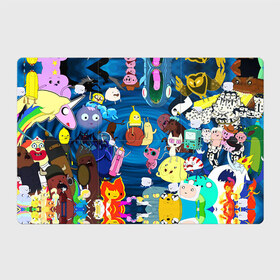 Магнитный плакат 3Х2 с принтом Adventure Time 1 , Полимерный материал с магнитным слоем | 6 деталей размером 9*9 см | adventure time | bubblegum | dog | finn | jake | marcelline | время приключений | джейк и финн | марселин | пупырка
