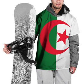 Накидка на куртку 3D с принтом Алжир , 100% полиэстер |  | африка | страна | флаг