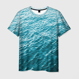 Мужская футболка 3D с принтом Море , 100% полиэфир | прямой крой, круглый вырез горловины, длина до линии бедер | Тематика изображения на принте: orca | sea | whale | вода | киты | косатки | лето | любовь | море | океан | отдых | пальмы | пляж | солнце