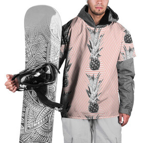 Накидка на куртку 3D с принтом Ананасы 10 , 100% полиэстер |  | летний | паттерн | светлый