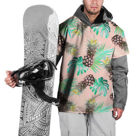 Накидка на куртку 3D с принтом Ананасы 20 , 100% полиэстер |  | летний | паттерн | светлый