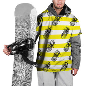 Накидка на куртку 3D с принтом Ананасы 24 , 100% полиэстер |  | Тематика изображения на принте: летний | паттерн | светлый